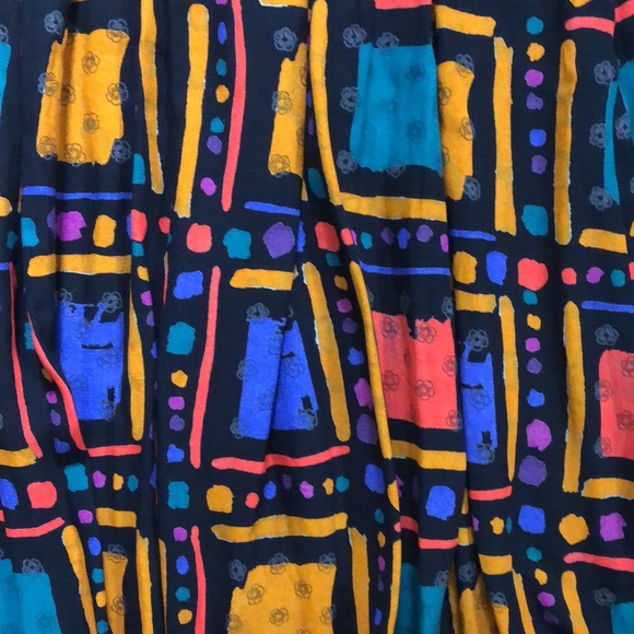 Vintage Abstract Pattern Circle Skirt - Picture 7 of 14